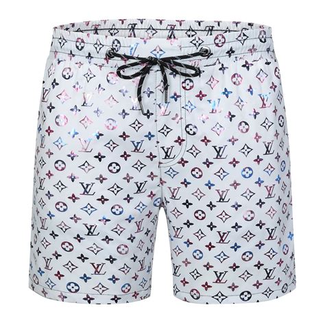 louis vuitton double knee shorts|louis vuitton men swimsuit.